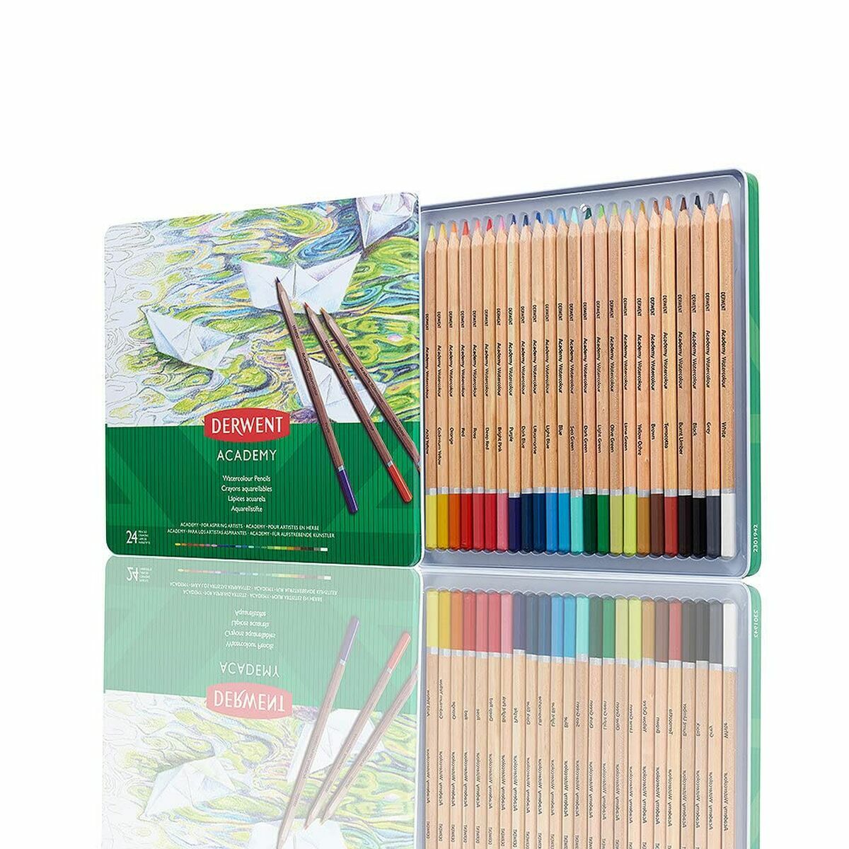 Creioane DERWENT Academy Multicolor - Birou și papetărie, Arte și Meserii