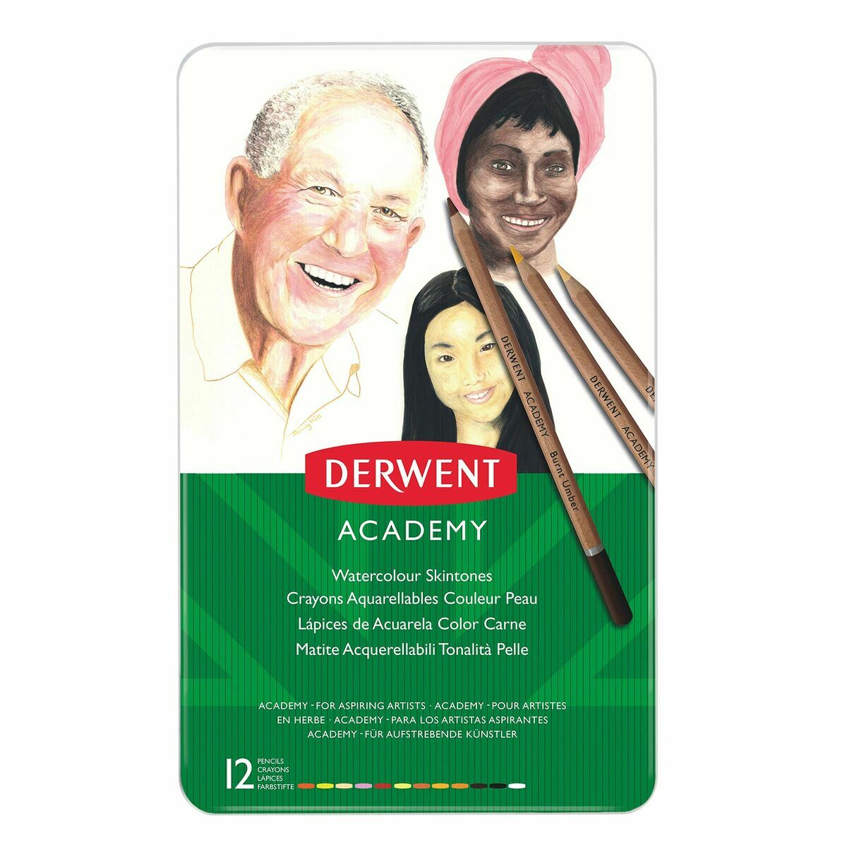 Creioane DERWENT Academy Multicolor - Birou și papetărie, Arte și Meserii