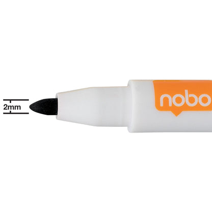Marker pentru tablă albă Nobo Negru 6 Unități (6 Unități) - Birou și papetărie, Pixuri, creioane și articole de scris
