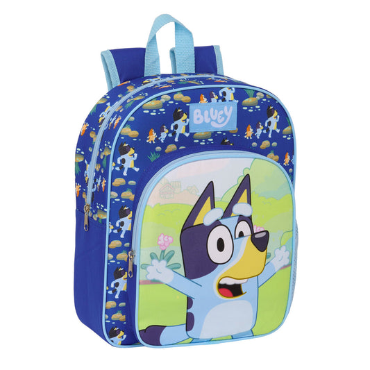 Ghiozdan Bluey Bleumarin 28 x 34 x 10 cm - Birou și papetărie, Material școlar și educațional