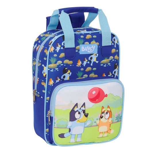Ghiozdan Bluey Bleumarin 20 x 28 x 8 cm - Birou și papetărie, Material școlar și educațional