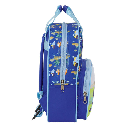 Ghiozdan Bluey Bleumarin 20 x 28 x 8 cm - Birou și papetărie, Material școlar și educațional
