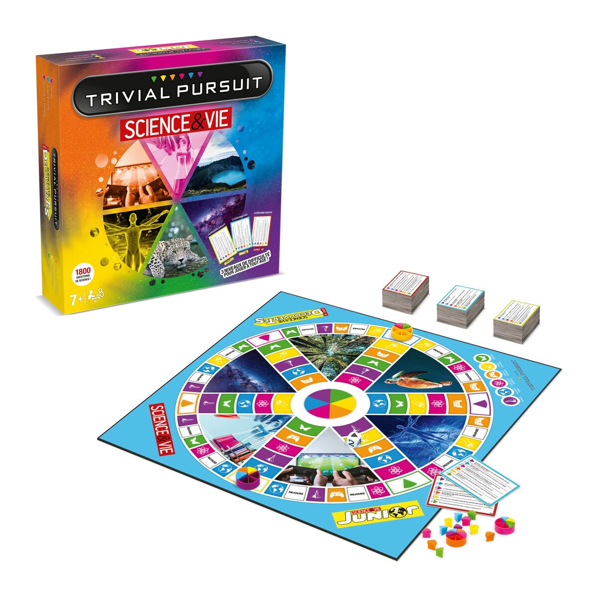 Joc deîntrebări și răspunsuri Trivial Pursuit Science & Vie - Jucarii si jocuri, Jocuri și accesorii