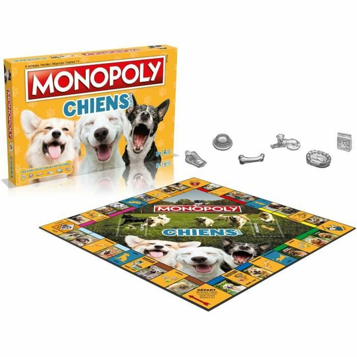 Joc de Masă Winning Moves Monopoly Chiens - Jucarii si jocuri, Jocuri și accesorii