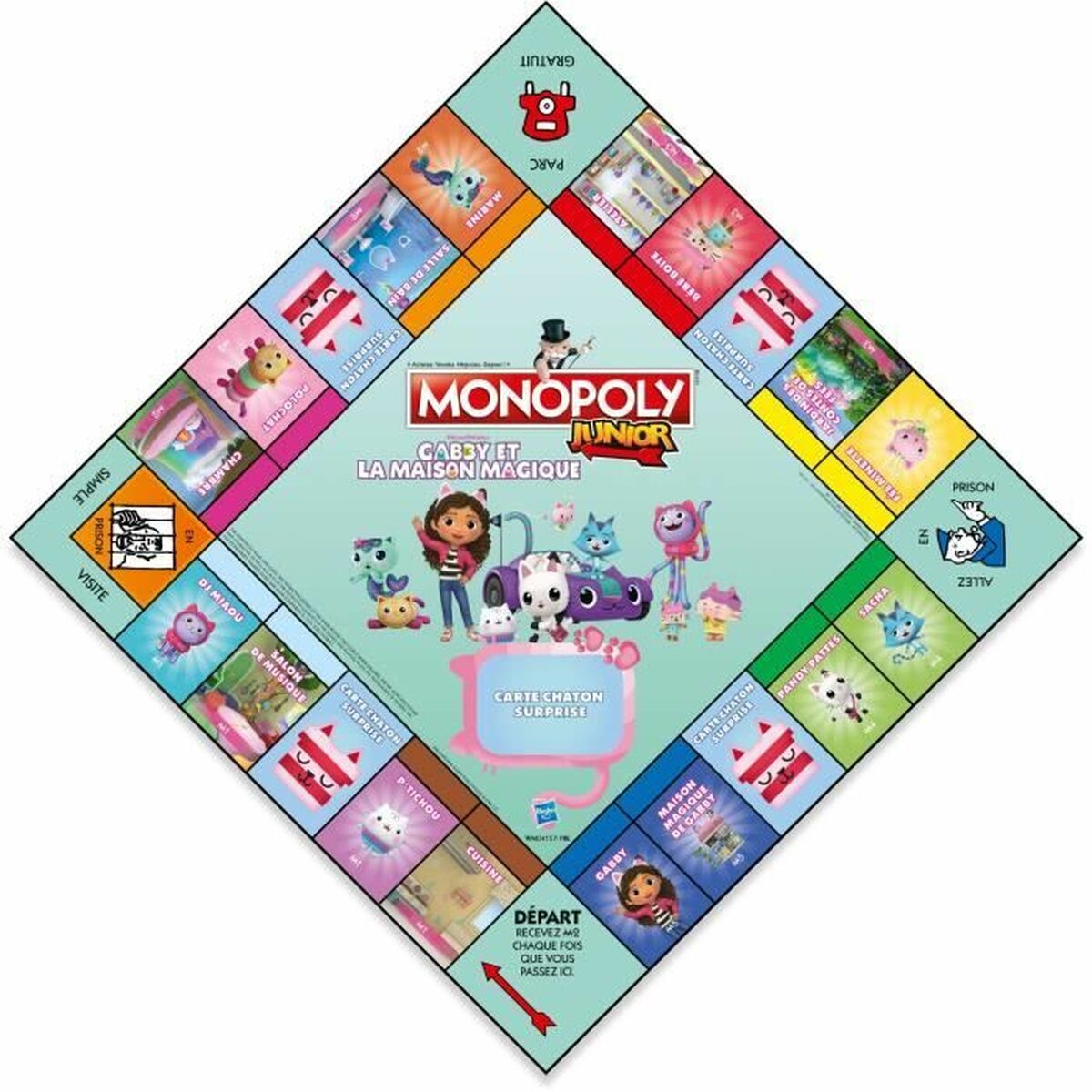 Joc de Masă Winning Moves Monopoly Junior Gabby and the Magic House - Jucarii si jocuri, Jocuri și accesorii