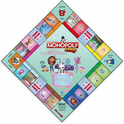 Joc de Masă Winning Moves Monopoly Junior Gabby and the Magic House - Jucarii si jocuri, Jocuri și accesorii