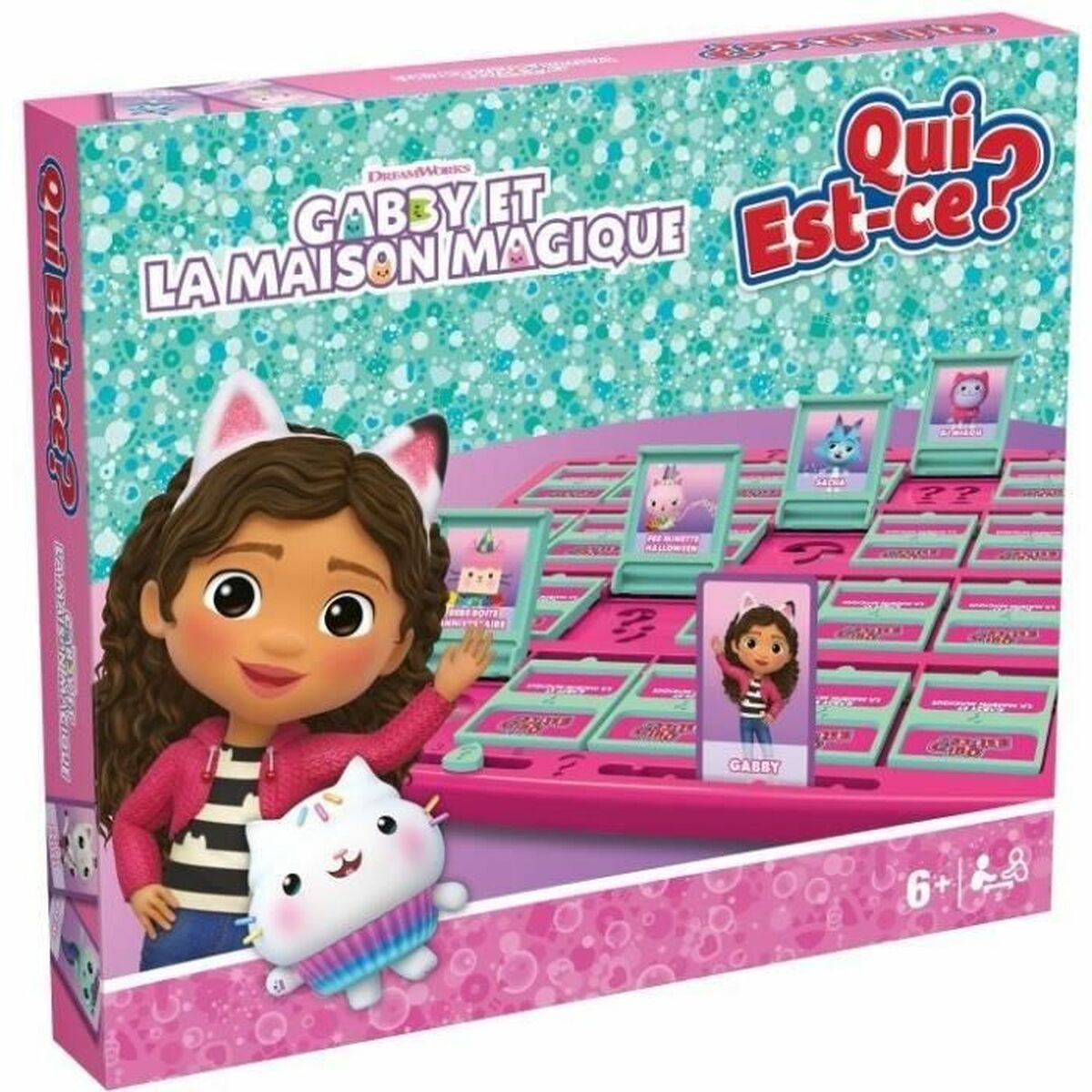 Joc de Masă Winning Moves Who is it? Gabby and the Magic House - Gabby's Dollhouse Version - Jucarii si jocuri, Jocuri și accesorii