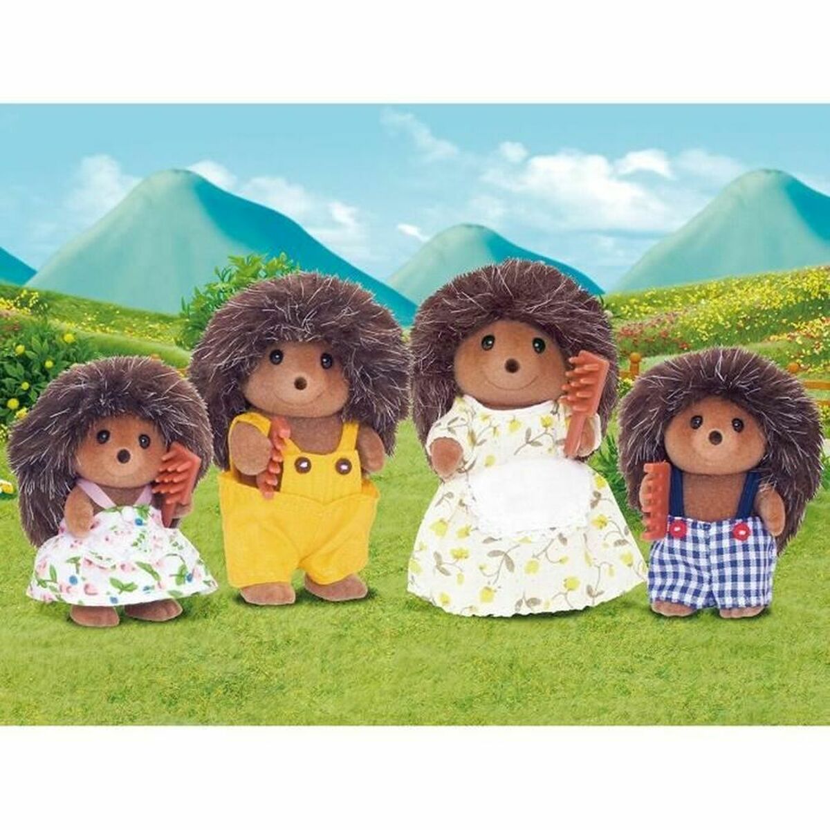 Set de păpuși Sylvanian Families 4018 Family Herisson 4 Piese - Jucarii si jocuri, Păpuși și figurine