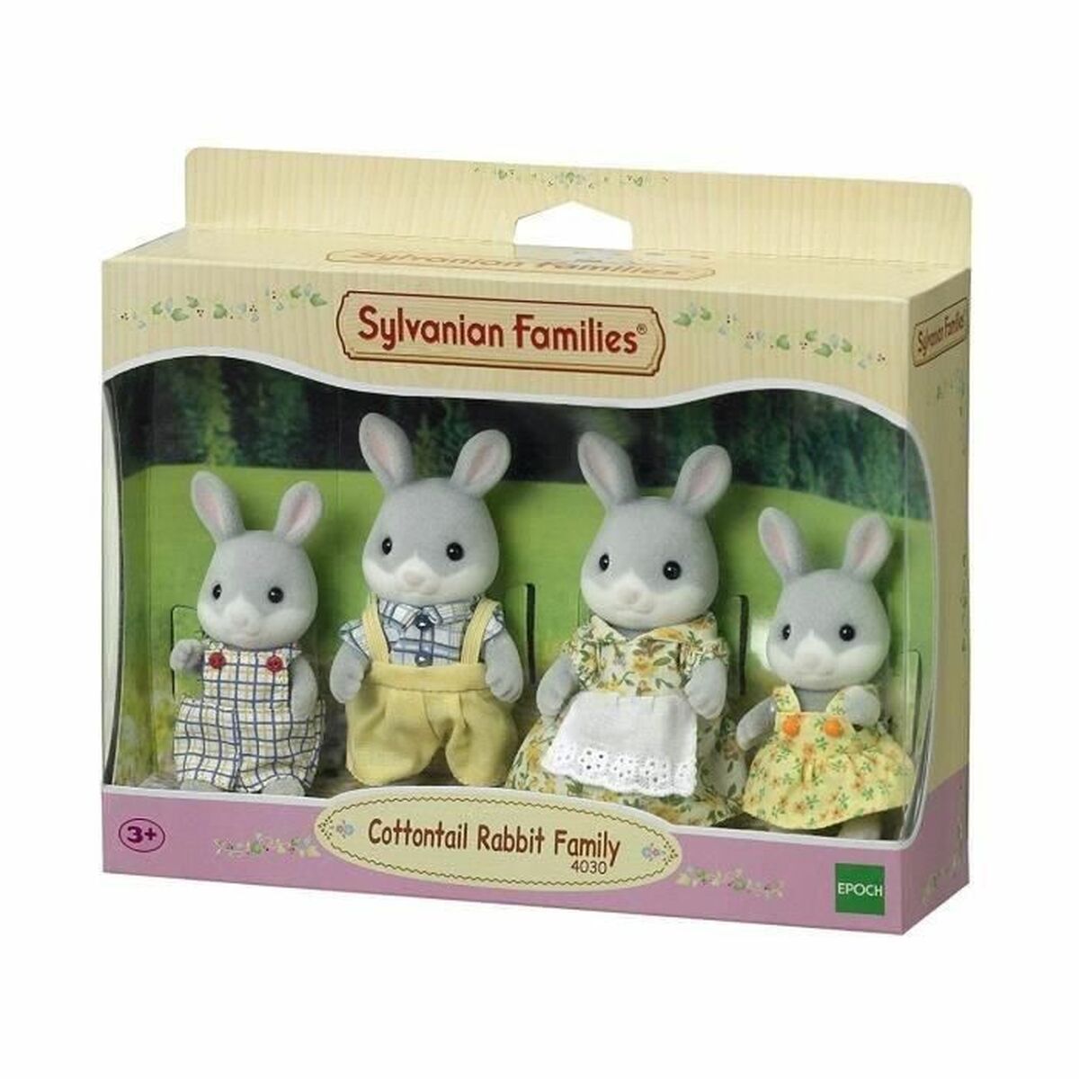 Set de păpuși Sylvanian Families Family Gray Rabbit - Jucarii si jocuri, Păpuși și figurine