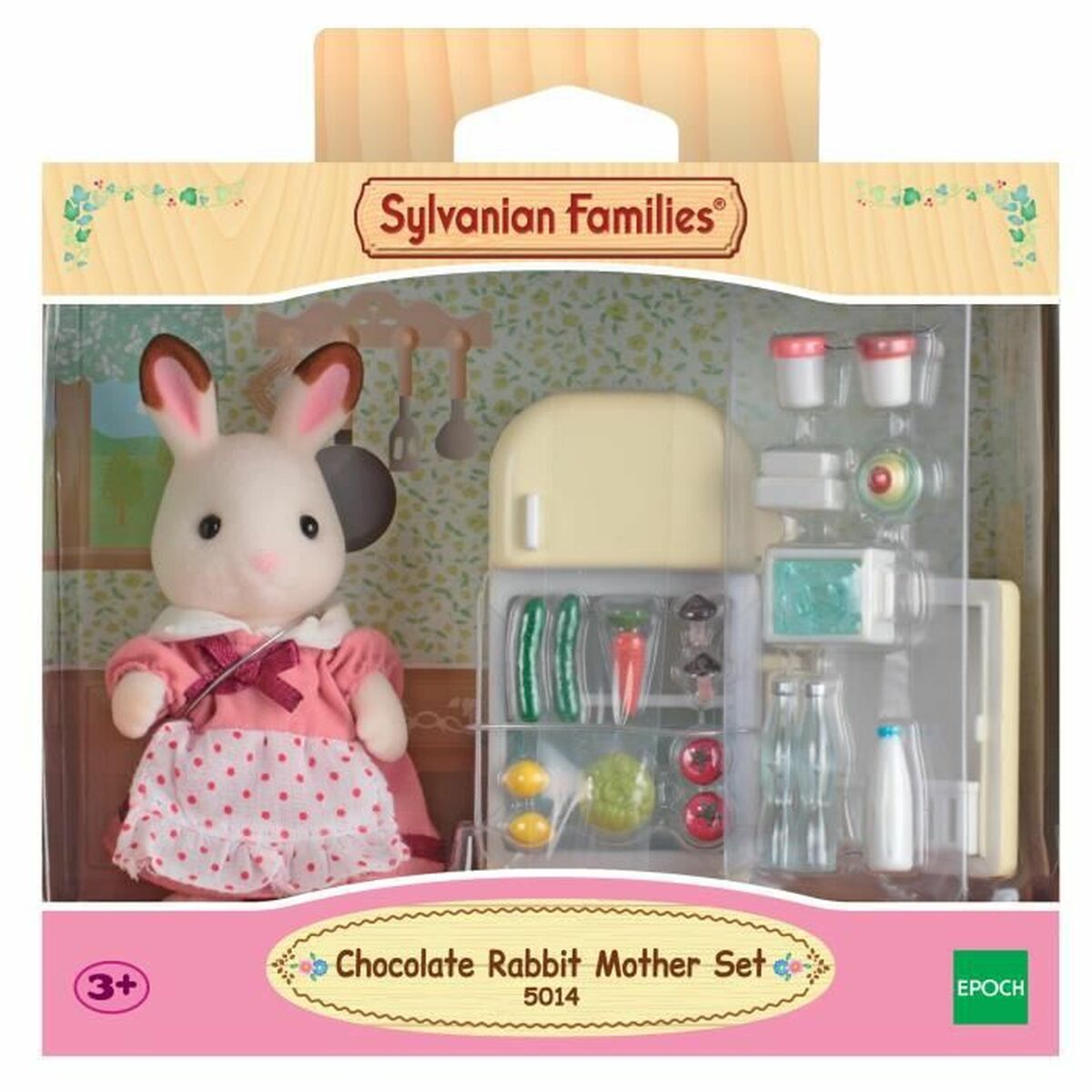 Figurine de Acțiune Sylvanian Families Mom Rabbit Chocolate / Refrigerator - Jucarii si jocuri, Păpuși și figurine