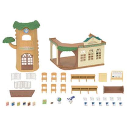 Playset Sylvanian Families School of the Forest 35 Piese - Jucarii si jocuri, Păpuși și figurine