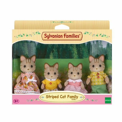 Figurine de Acțiune Sylvanian Families Striped Cat Family - Jucarii si jocuri, Păpuși și figurine