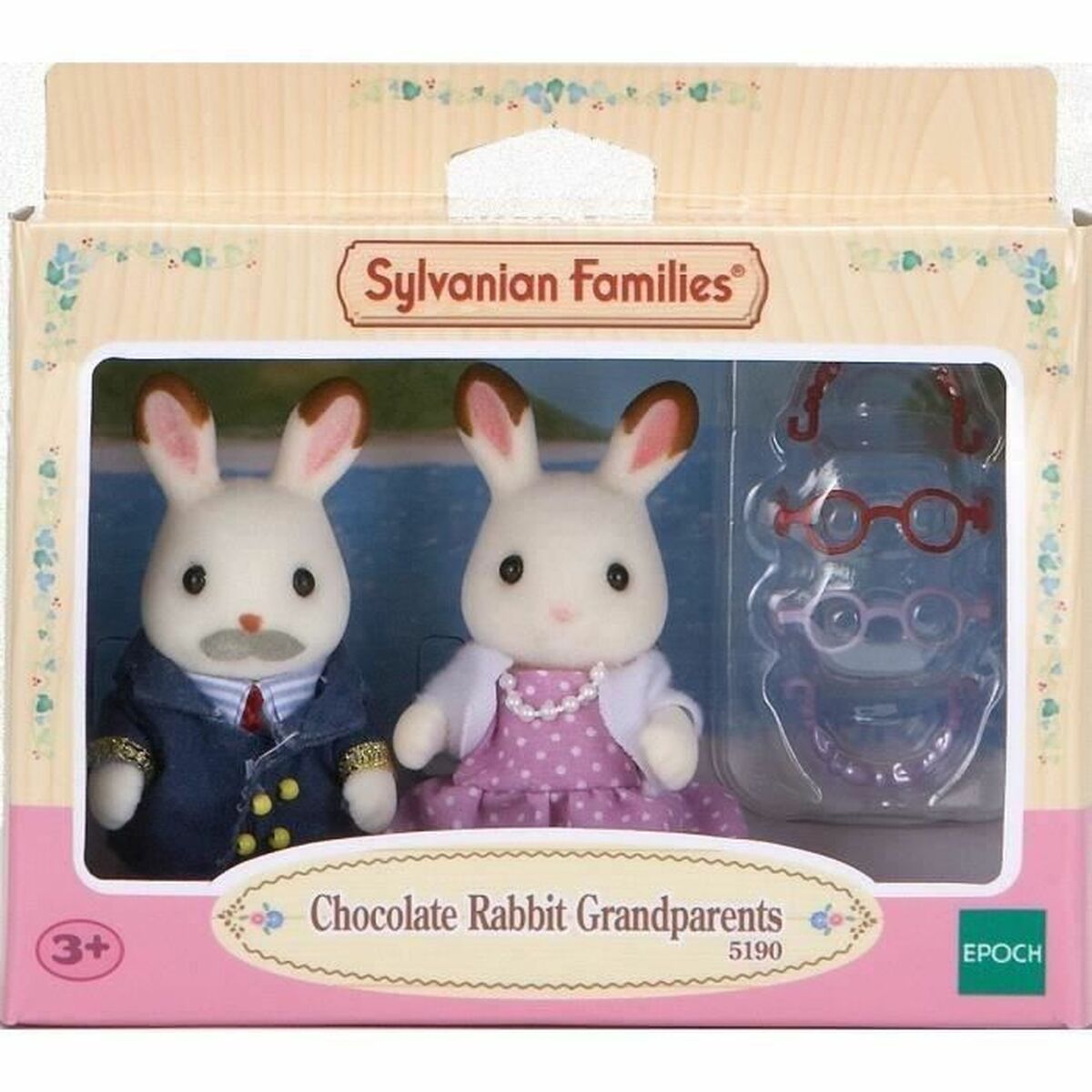 Figurine de Acțiune Sylvanian Families 5190 Grandparents Rabbit Chocolate - Jucarii si jocuri, Păpuși și figurine