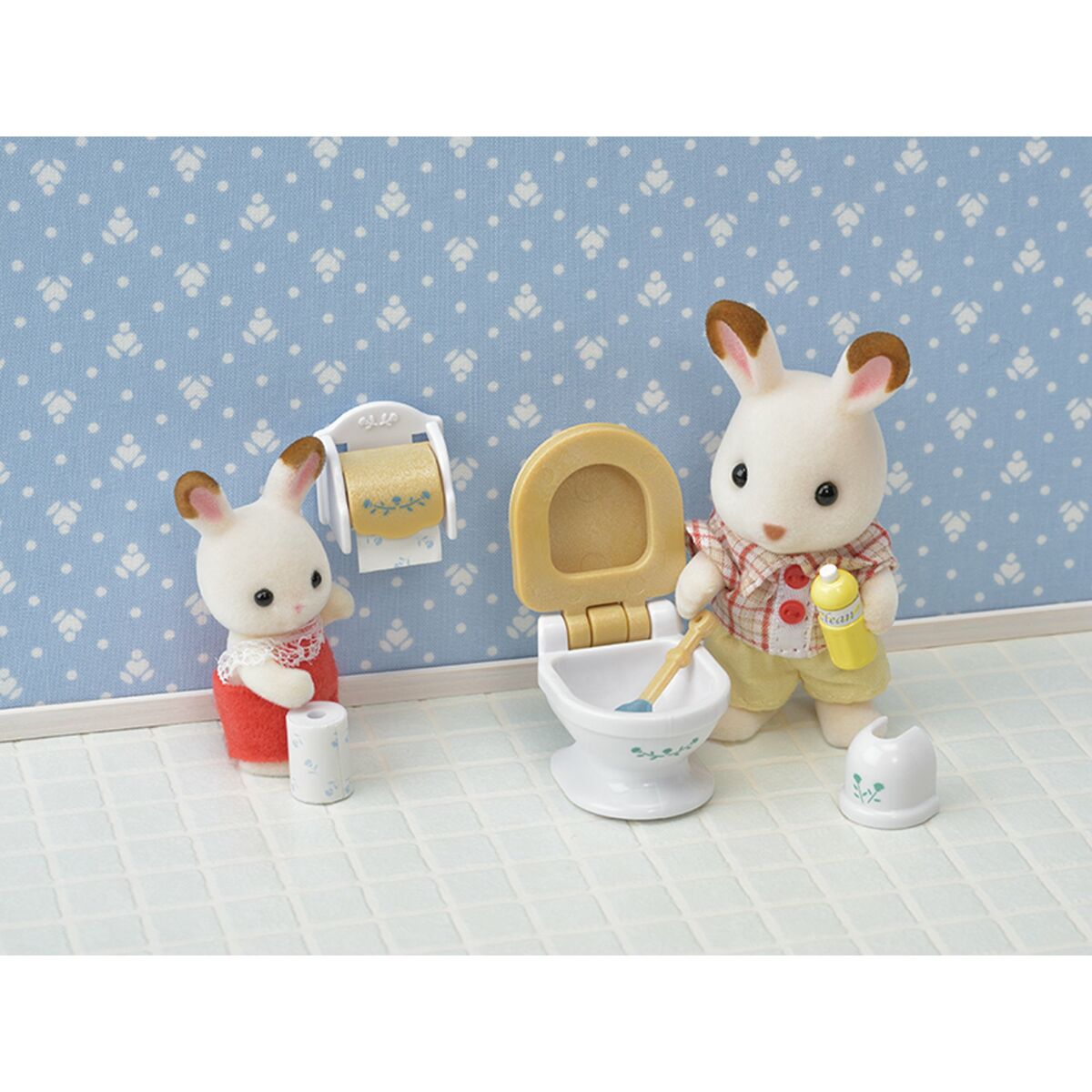 Accesorii pentru căsuțe de păpuși Sylvanian Families Bathroom - Jucarii si jocuri, Păpuși și accesorii