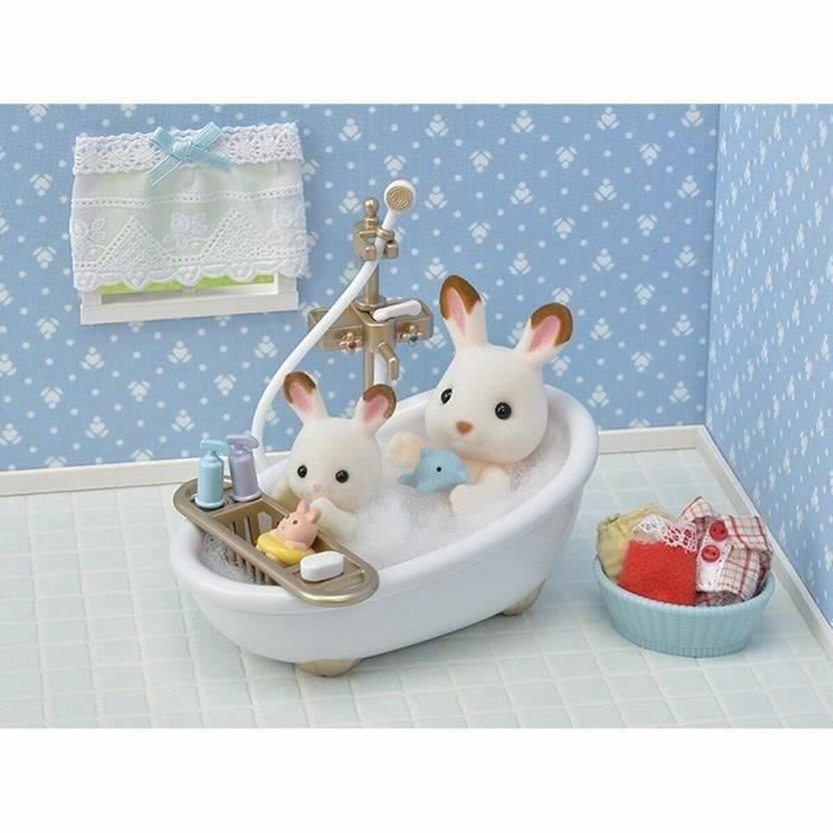 Accesorii pentru căsuțe de păpuși Sylvanian Families Bathroom - Jucarii si jocuri, Păpuși și accesorii