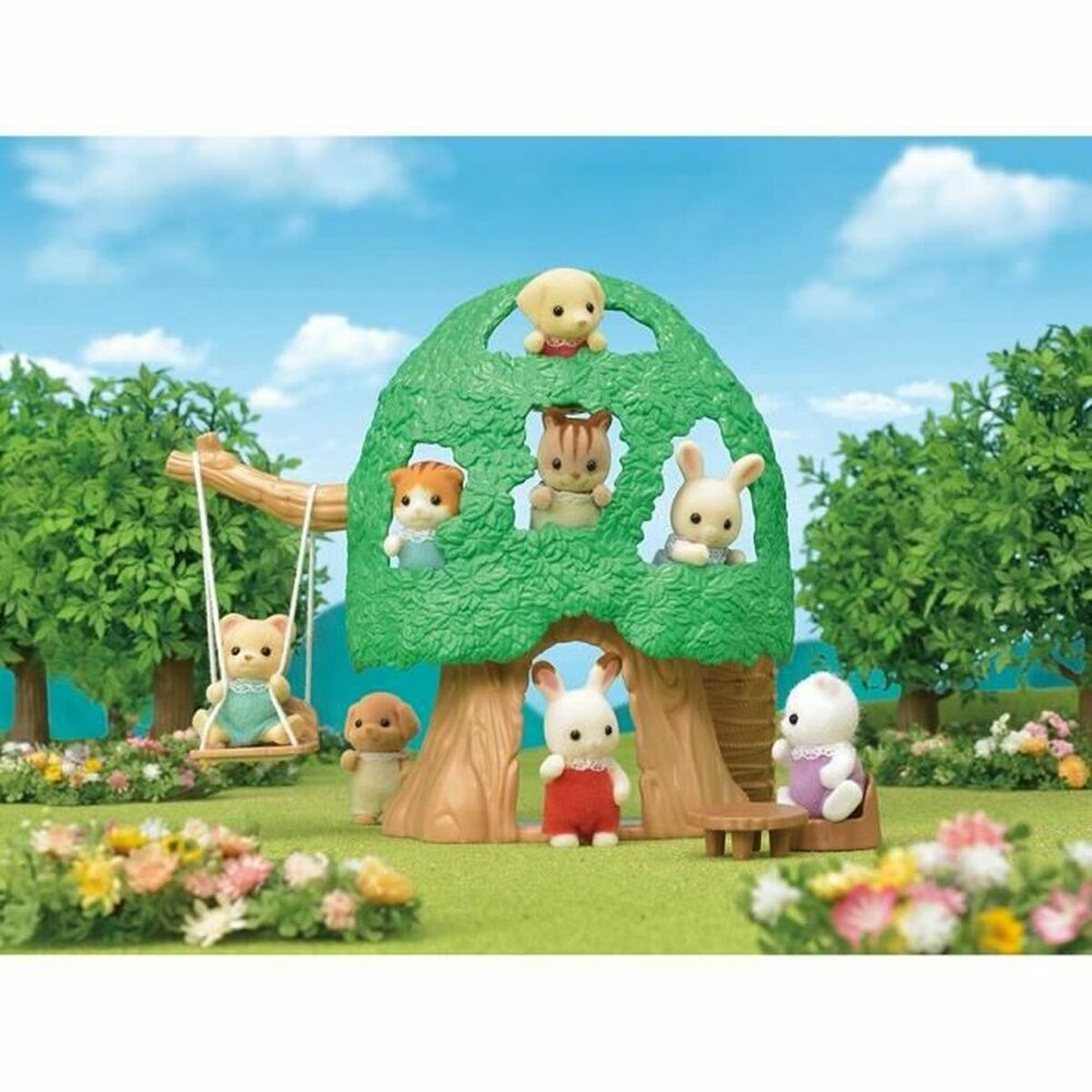 Figurine de Acțiune Sylvanian Families The Hut and Baby Ecureuil Roux - Jucarii si jocuri, Păpuși și figurine