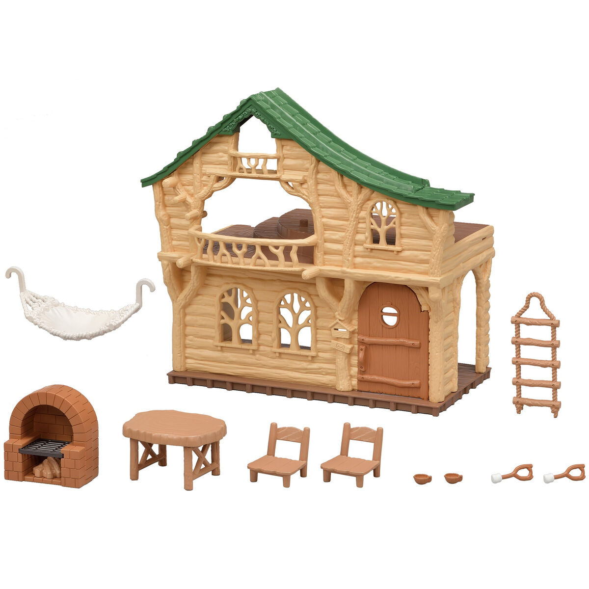 Casă de păpuși Sylvanian Families The Lake Chalet - Jucarii si jocuri, Păpuși și accesorii