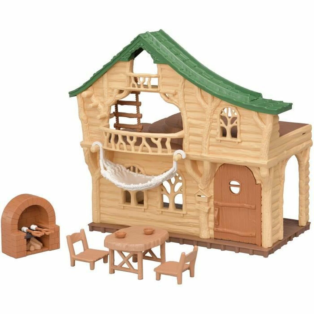 Casă de păpuși Sylvanian Families The Lake Chalet - Jucarii si jocuri, Păpuși și accesorii