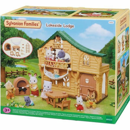 Casă de păpuși Sylvanian Families The Lake Chalet - Jucarii si jocuri, Păpuși și accesorii
