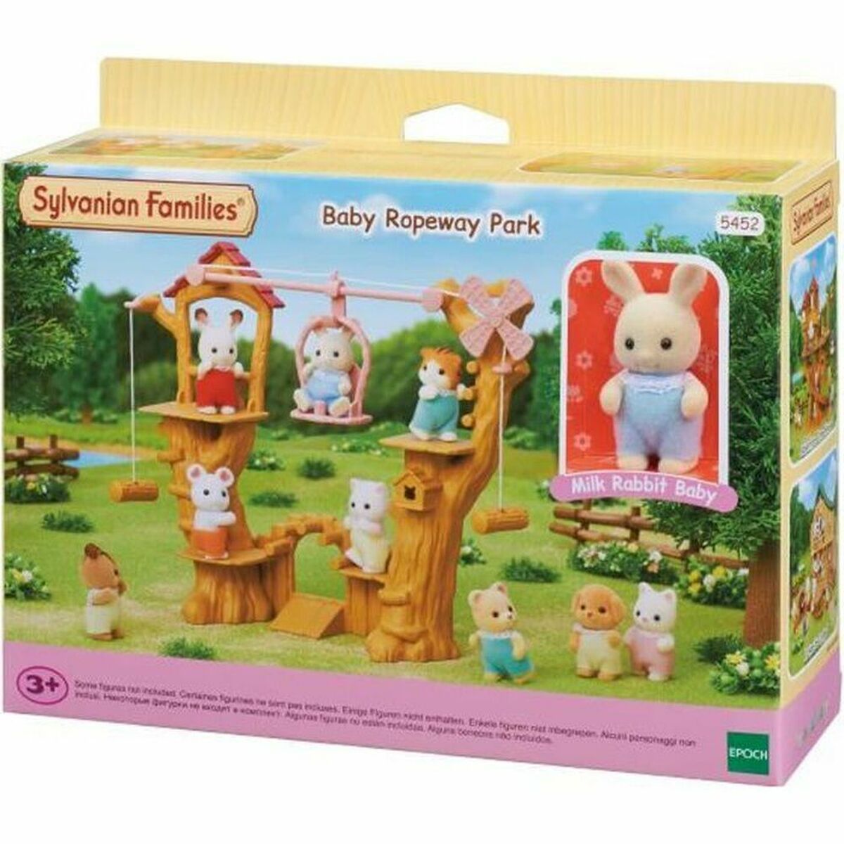 Playset Sylvanian Families The Baby Zip Line 24 Piese - Jucarii si jocuri, Păpuși și figurine