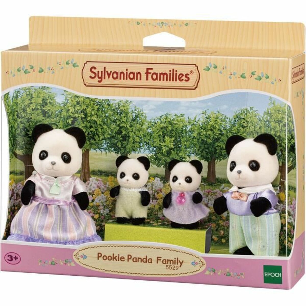 Figurine de Acțiune Sylvanian Families The Panda Family - Jucarii si jocuri, Păpuși și figurine