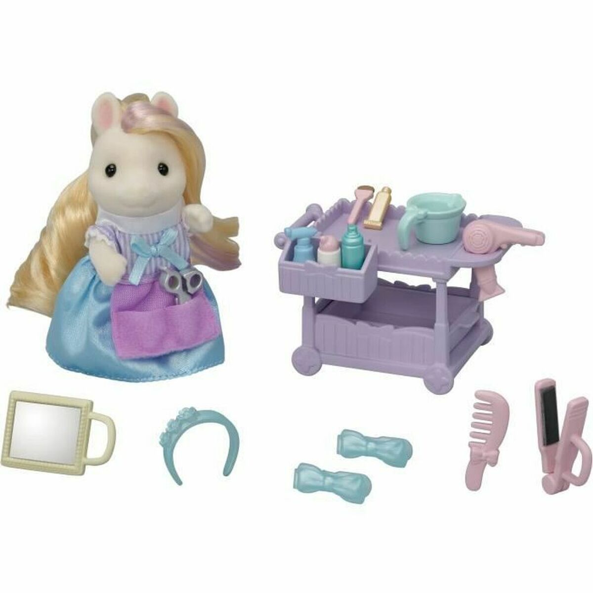 Figurină de Acțiune Sylvanian Families The Pony Mum and Her Styling Kit - Jucarii si jocuri, Păpuși și figurine