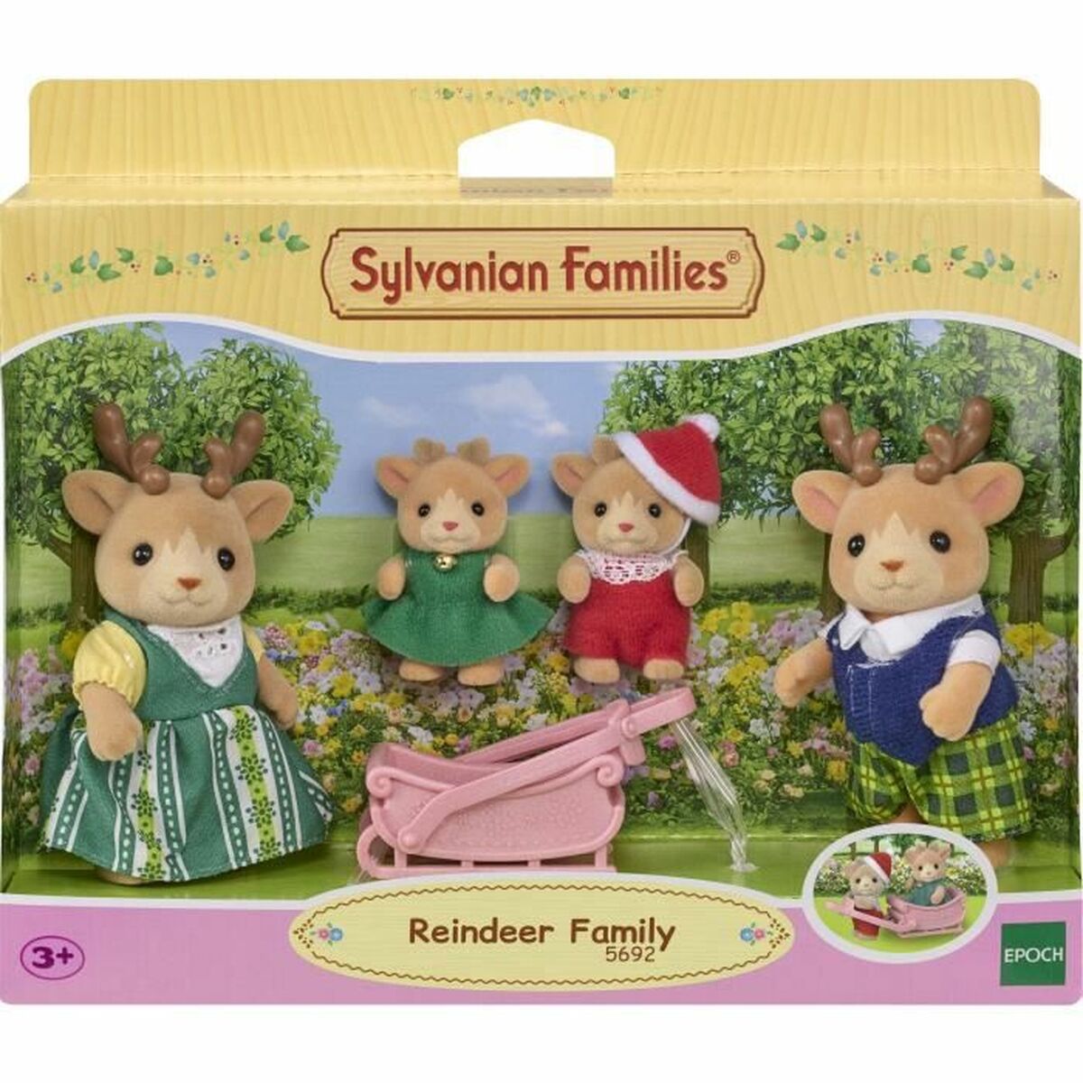 Playset Sylvanian Families 5692 Crăciun - Jucarii si jocuri, Păpuși și figurine