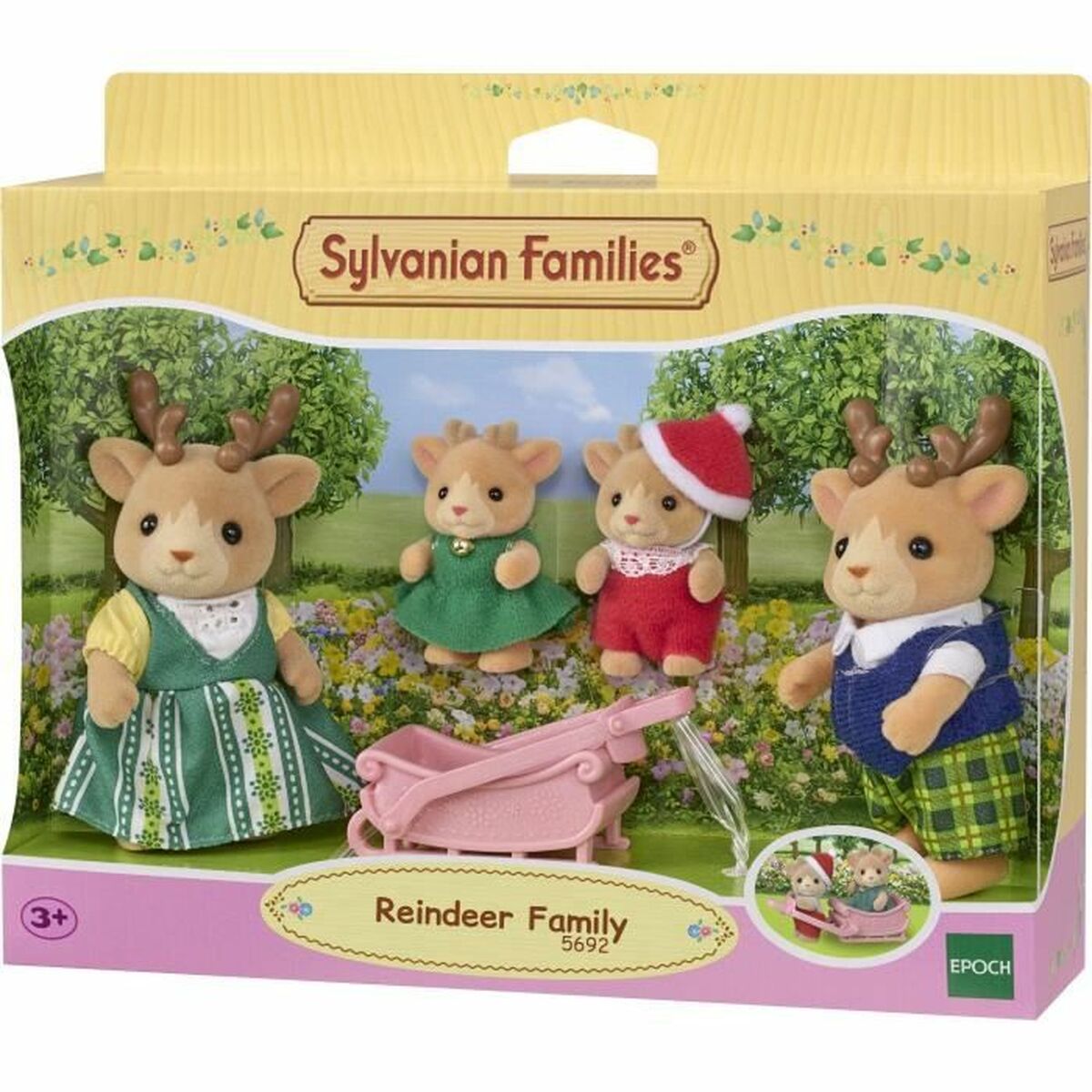 Playset Sylvanian Families 5692 Crăciun - Jucarii si jocuri, Păpuși și figurine