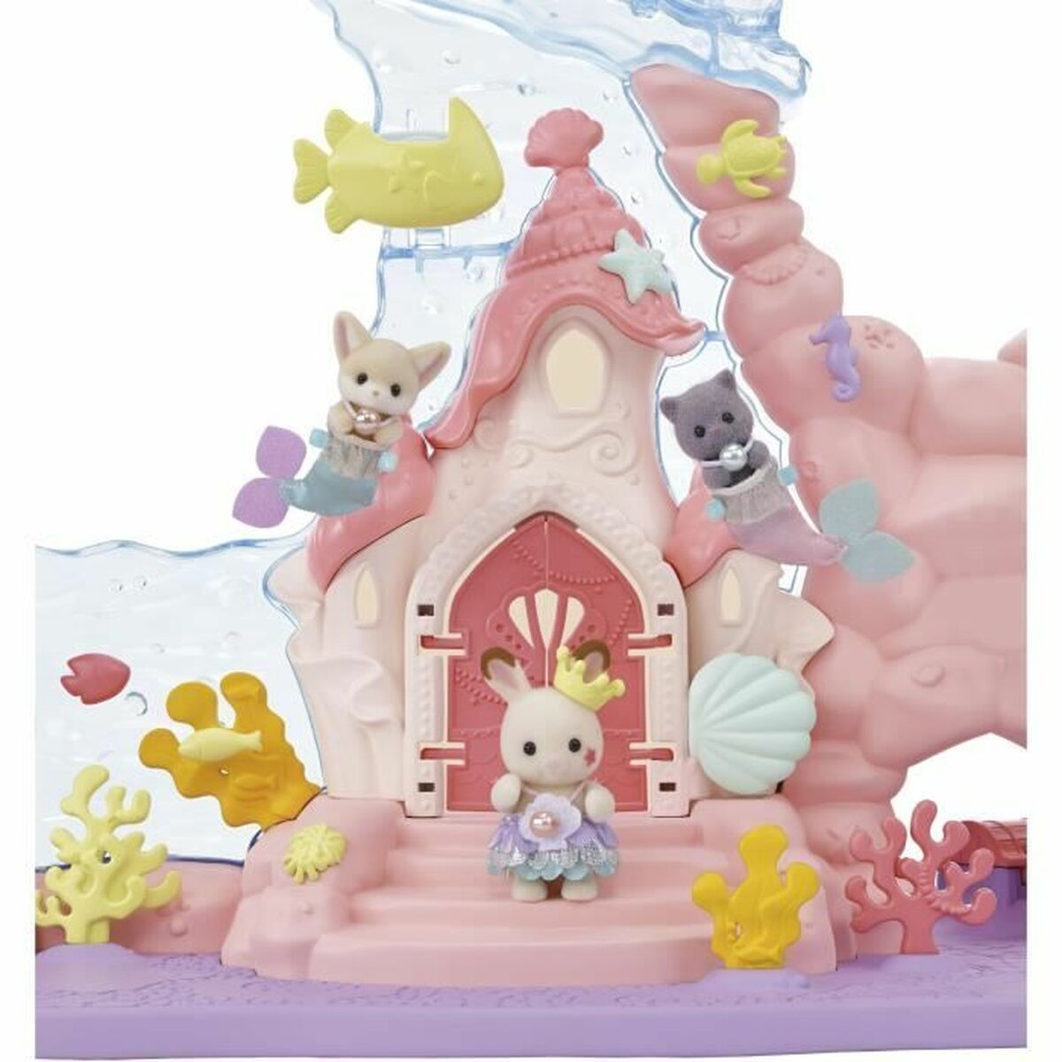 Set de jucării Sylvanian Families Babie Mermaid Castle Plastic - Jucarii si jocuri, Jocuri și accesorii
