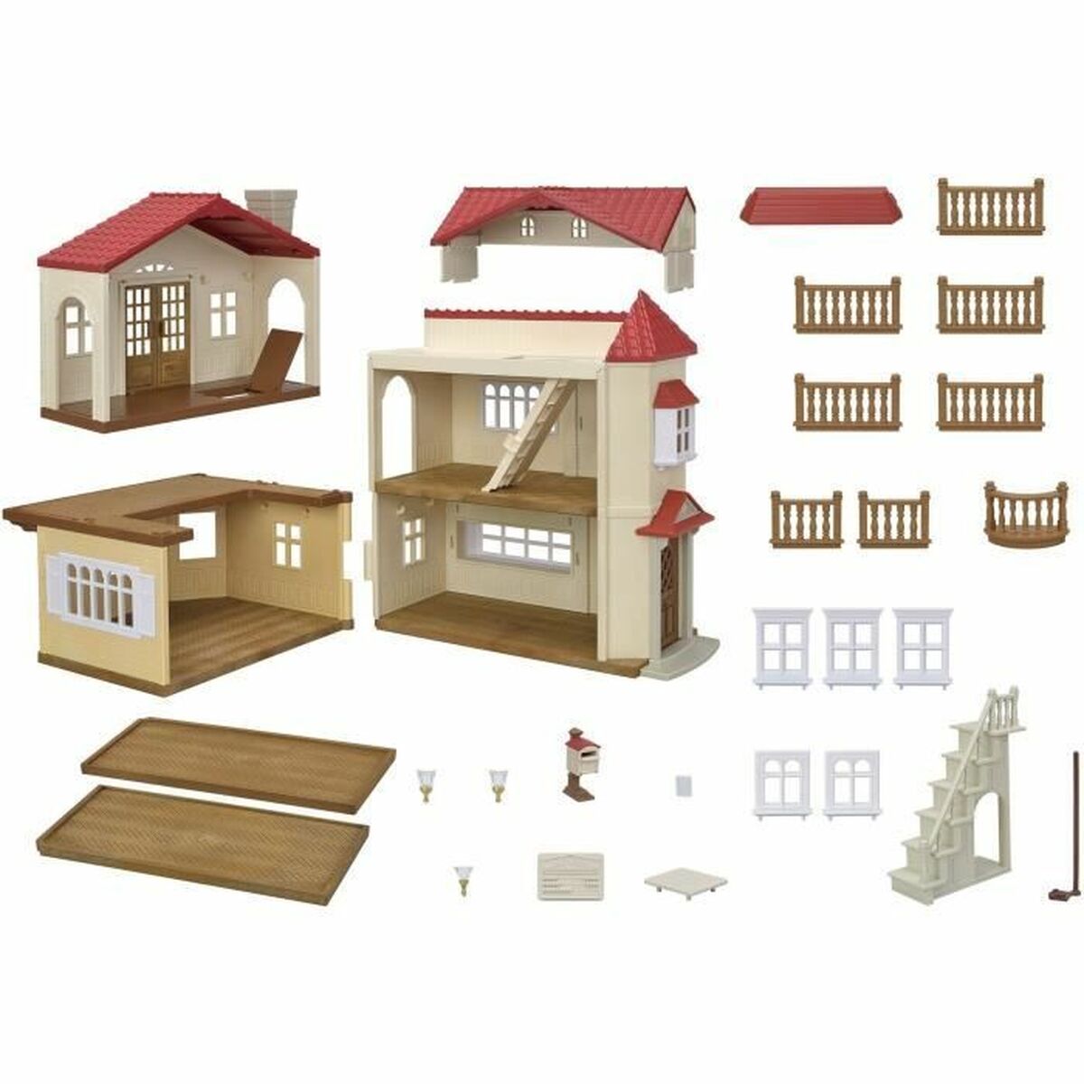 Playset Sylvanian Families Red Roof Country Home Casă în Miniatură Iepure - Jucarii si jocuri, Păpuși și figurine