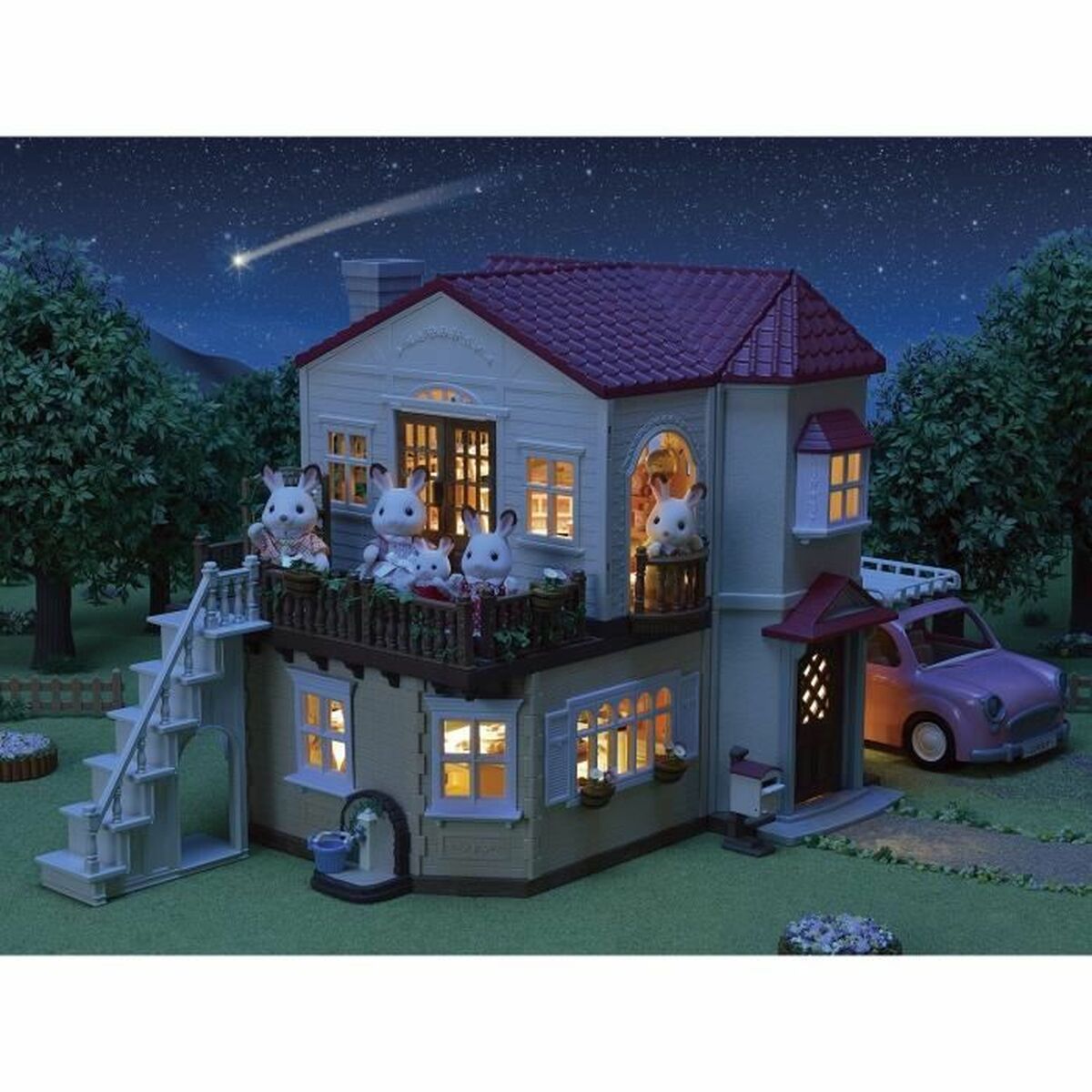 Playset Sylvanian Families Red Roof Country Home Casă în Miniatură Iepure - Jucarii si jocuri, Păpuși și figurine