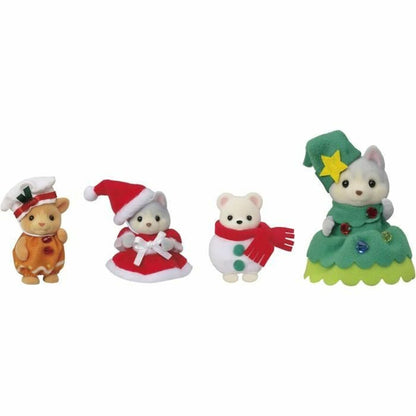Accesorii pentru căsuțe de păpuși Sylvanian Families Happy ChristmaS Friends - Jucarii si jocuri, Păpuși și accesorii