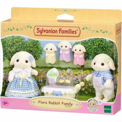 Accesorii pentru căsuțe de păpuși Sylvanian Families 5735 Flora Rabbit family - Jucarii si jocuri, Păpuși și accesorii