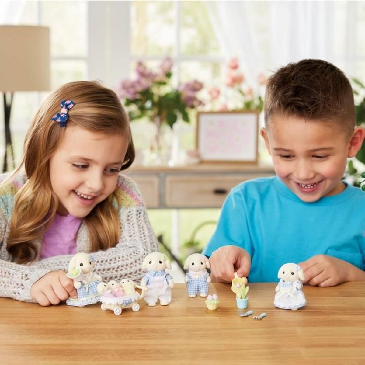 Accesorii pentru căsuțe de păpuși Sylvanian Families 5735 Flora Rabbit family - Jucarii si jocuri, Păpuși și accesorii