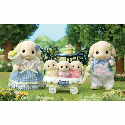 Accesorii pentru căsuțe de păpuși Sylvanian Families 5735 Flora Rabbit family - Jucarii si jocuri, Păpuși și accesorii