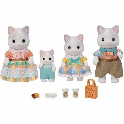 Accesorii pentru căsuțe de păpuși Sylvanian Families 5738 Latte Cat Family - Jucarii si jocuri, Păpuși și accesorii