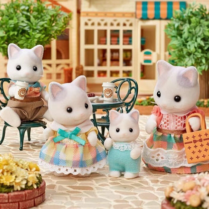 Accesorii pentru căsuțe de păpuși Sylvanian Families 5738 Latte Cat Family - Jucarii si jocuri, Păpuși și accesorii