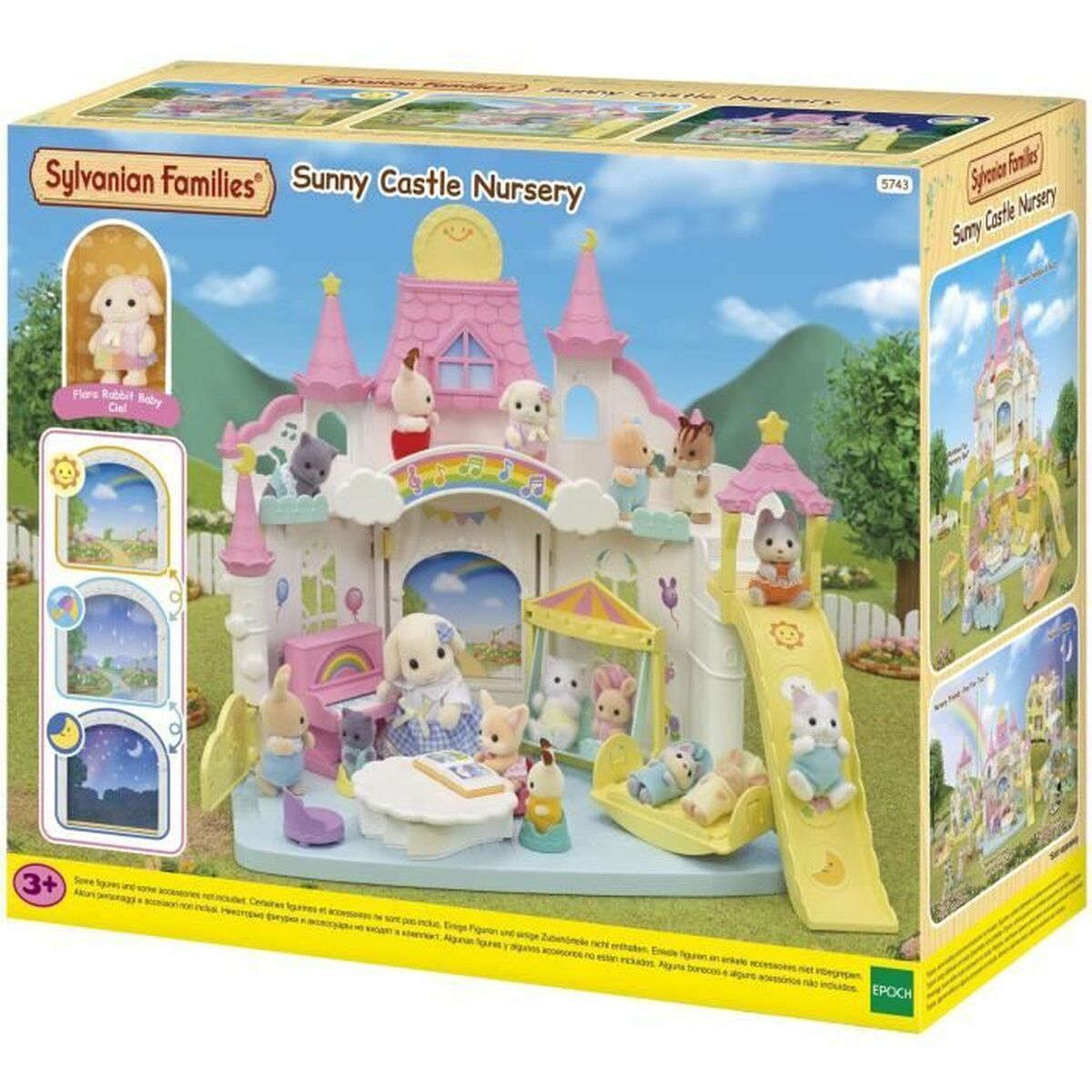 Playset Sylvanian Families 5743 Sunny Castle Nursery - Jucarii si jocuri, Păpuși și figurine