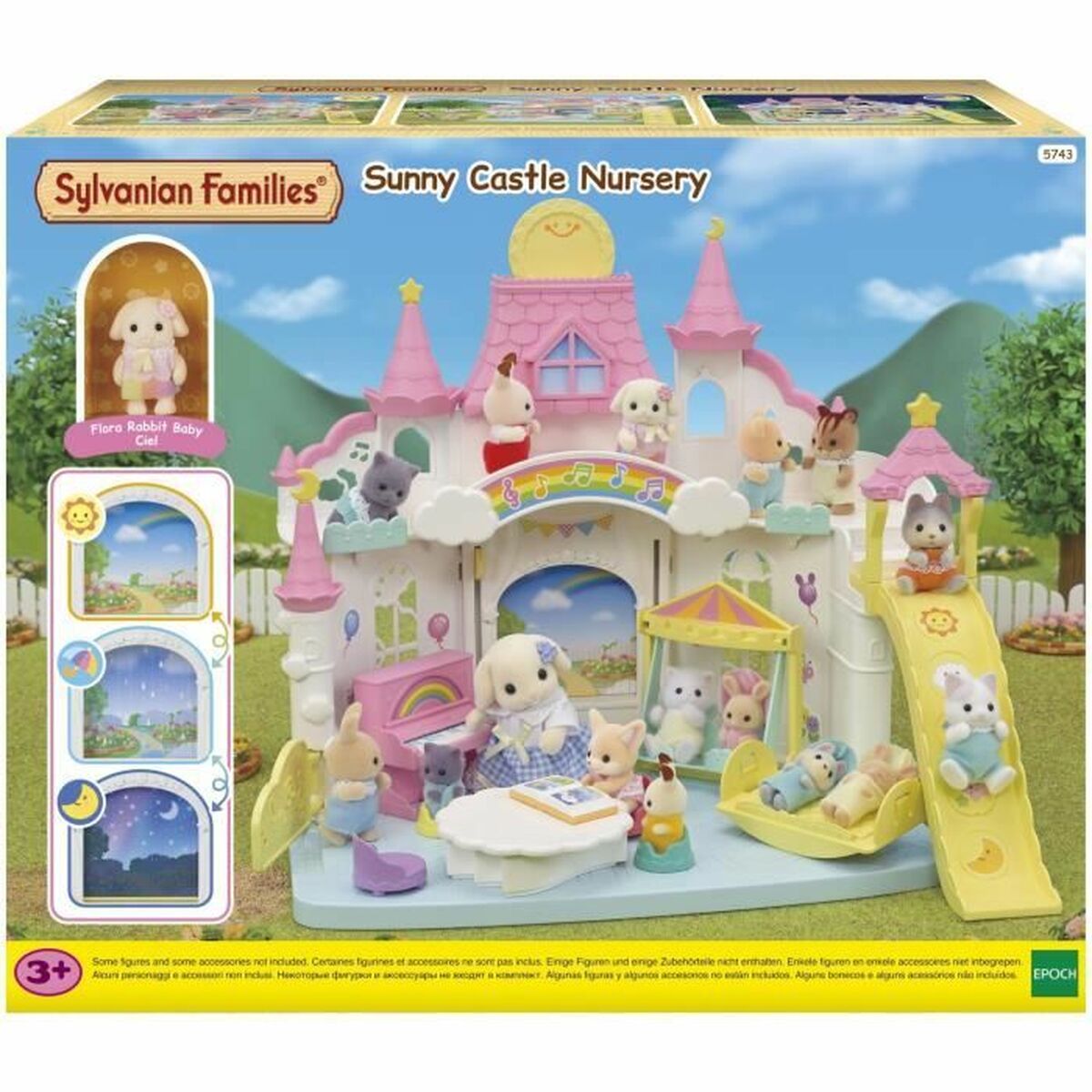 Playset Sylvanian Families 5743 Sunny Castle Nursery - Jucarii si jocuri, Păpuși și figurine