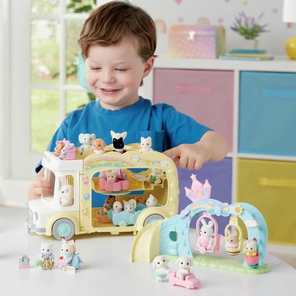 Accesorii pentru căsuțe de păpuși Sylvanian Families 5745 Nursery Swing - Jucarii si jocuri, Păpuși și accesorii