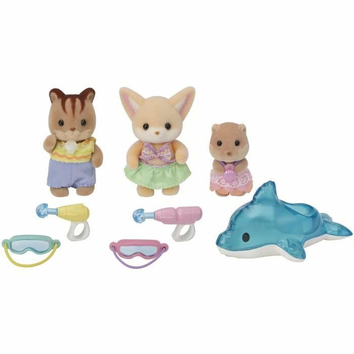 Accesorii pentru căsuțe de păpuși Sylvanian Families 5749 Nursery Friends Pool Fun trio - Jucarii si jocuri, Păpuși și accesorii