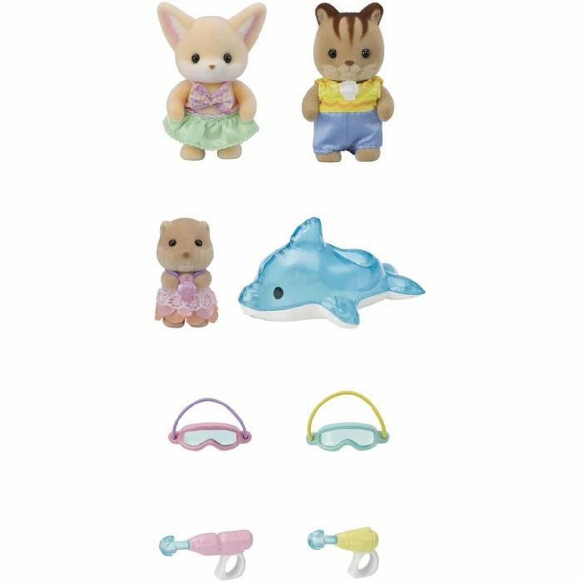 Accesorii pentru căsuțe de păpuși Sylvanian Families 5749 Nursery Friends Pool Fun trio - Jucarii si jocuri, Păpuși și accesorii