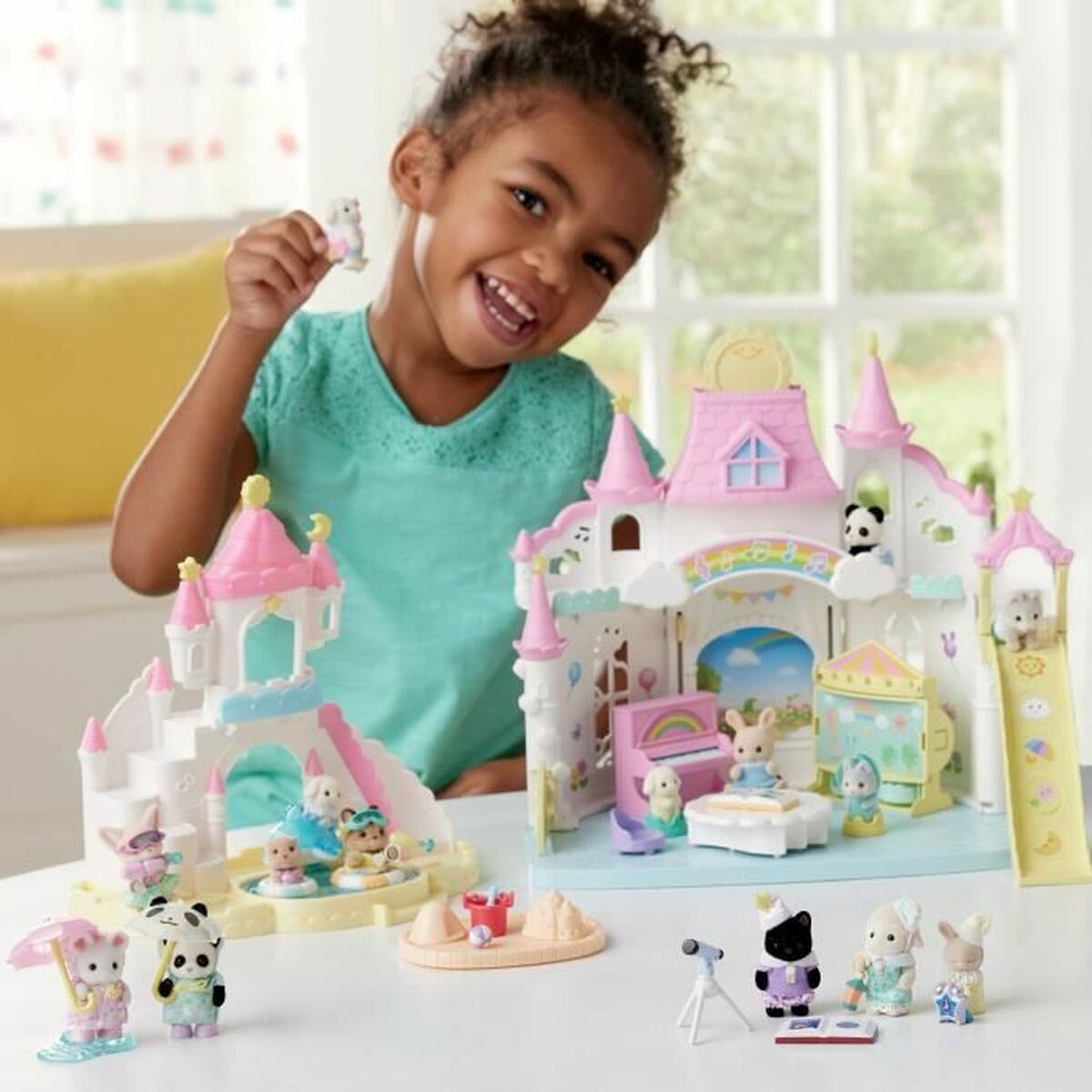 Accesorii pentru căsuțe de păpuși Sylvanian Families 5749 Nursery Friends Pool Fun trio - Jucarii si jocuri, Păpuși și accesorii