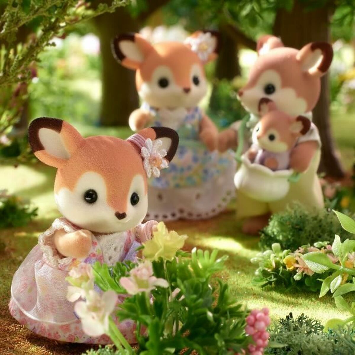 Figura îmbinată Sylvanian Families La familia Biche animale - Jucarii si jocuri, Păpuși și figurine