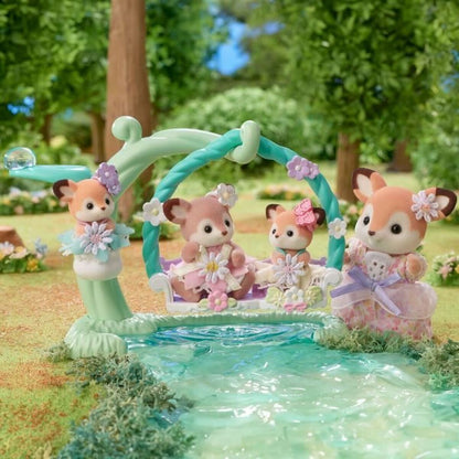 Figura îmbinată Sylvanian Families Ciervo bebé y columpio animale - Jucarii si jocuri, Păpuși și figurine