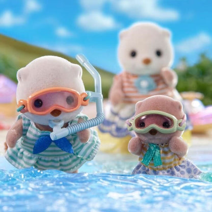 Figura îmbinată Sylvanian Families Las hermanas nutrias marinas animale - Jucarii si jocuri, Păpuși și figurine