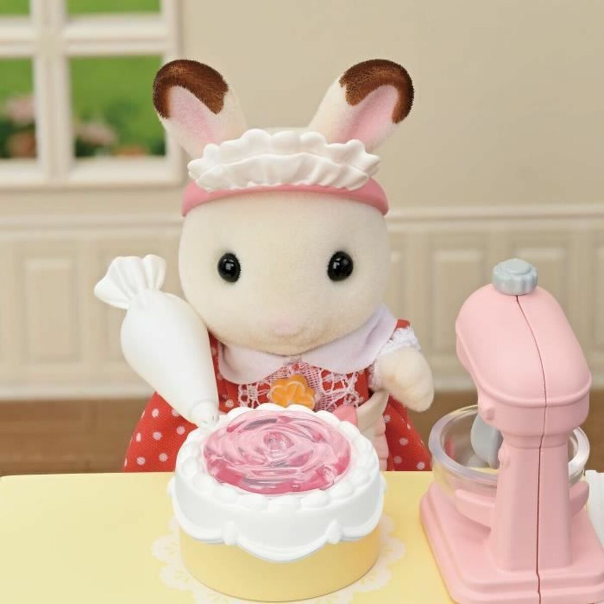 Figura îmbinată Sylvanian Families La caja de pasteles Pastry Chef - Jucarii si jocuri, Păpuși și figurine
