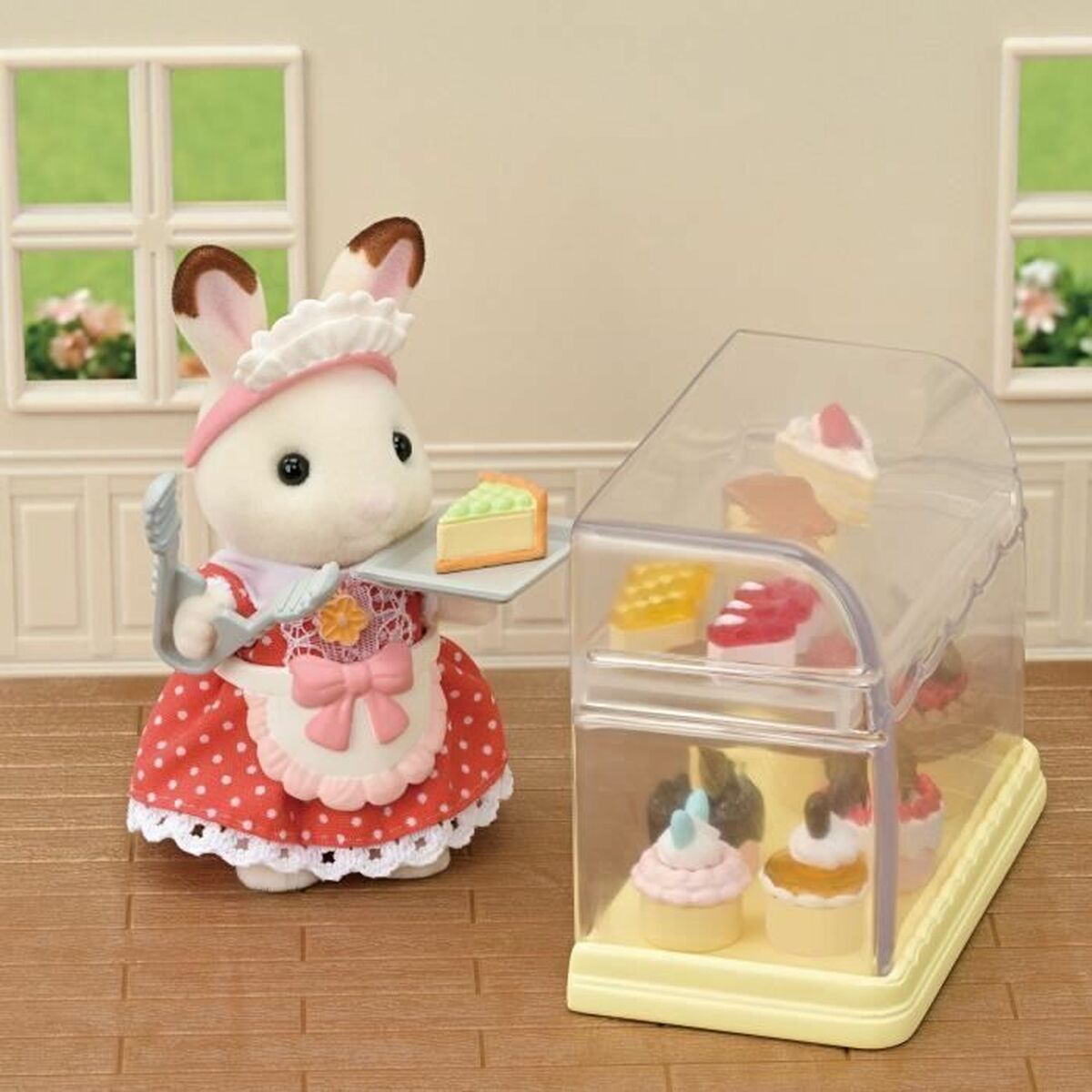 Figura îmbinată Sylvanian Families La caja de pasteles Pastry Chef - Jucarii si jocuri, Păpuși și figurine