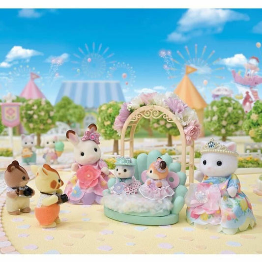 Figura îmbinată Sylvanian Families Princesas con vestidos de flores Prințesă - Jucarii si jocuri, Păpuși și figurine