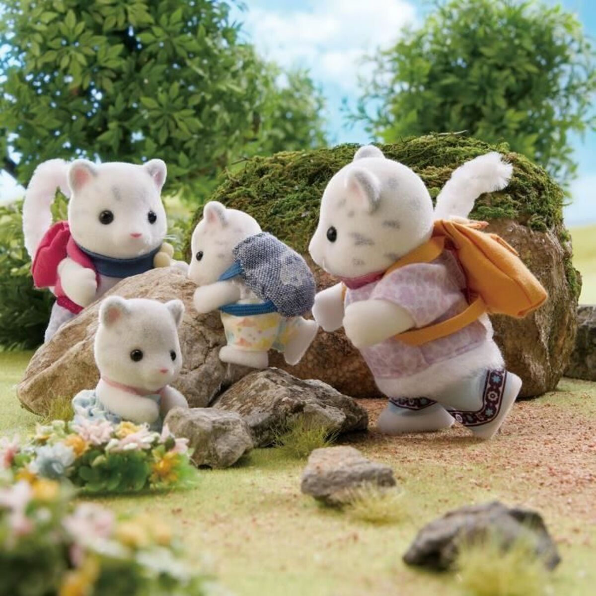 Playset Sylvanian Families Snow Leopard Family Multicolor - Jucarii si jocuri, Păpuși și figurine
